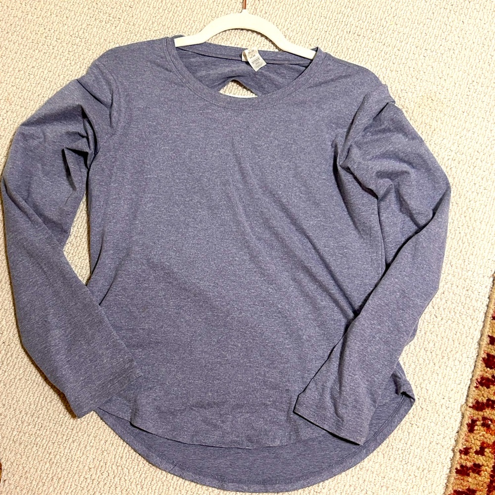 Size Small Blue Long Sleeve Tee